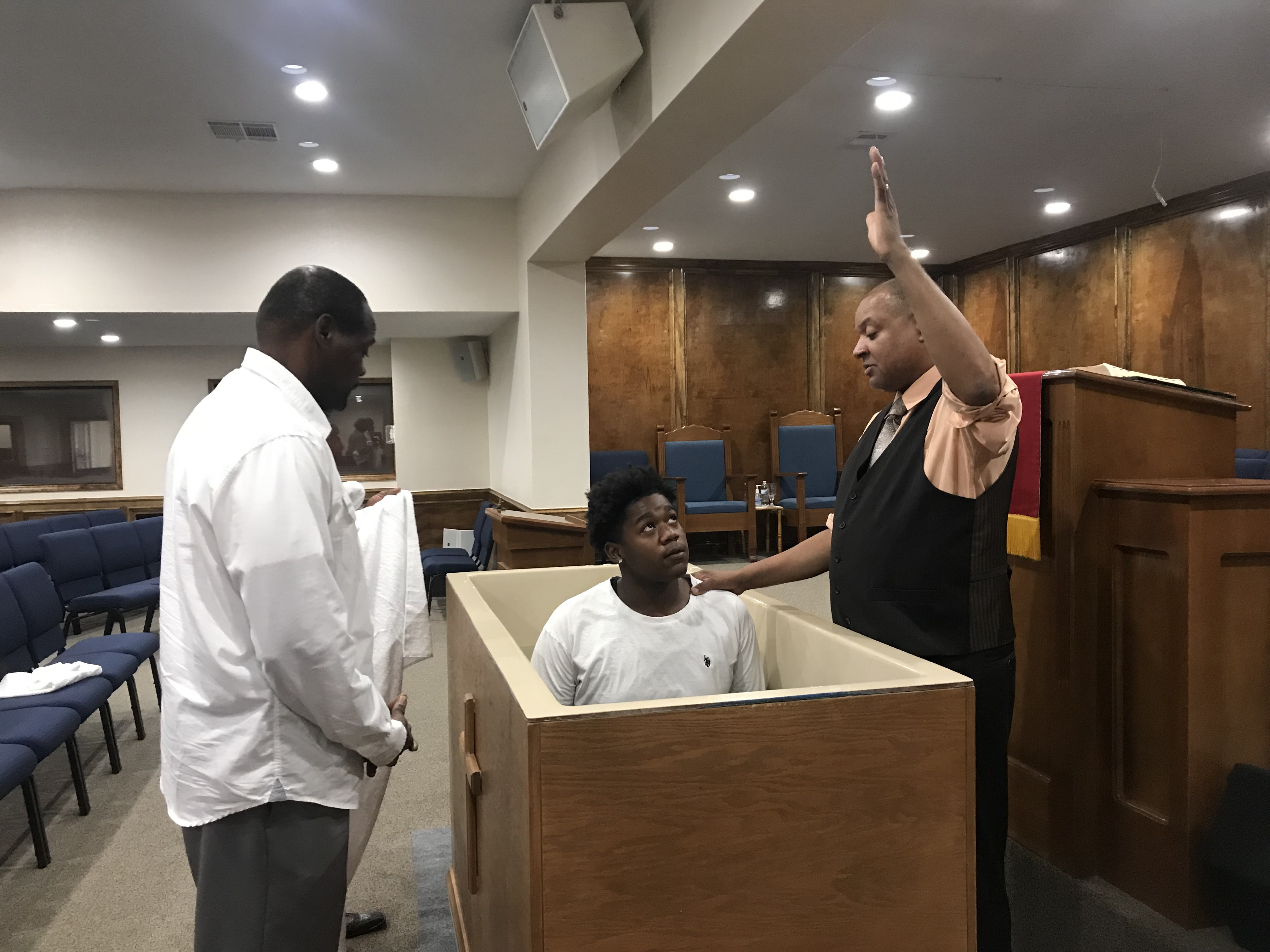 Pastor Baptizing